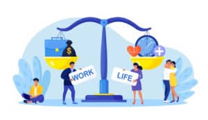 promoting healthy work-life balance to improve employee engagement